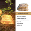 Layer Stone Lamp Brown